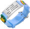 Notfallarmband SOS Armband Kinder Telefonnummer - Blau Silikon Anti Verloren Kinder Namenarmband Identifikationsarmband Kinderarmband Personalisiertes Silber ID Armband für Mädchen Jungen