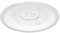 Plato para microondas de 27 cm, plato giratorio para microondas, plato de cristal resistente al calor, diámetro de 270 mm, placa de cristal de repuesto para microondas, compatible con soporte para