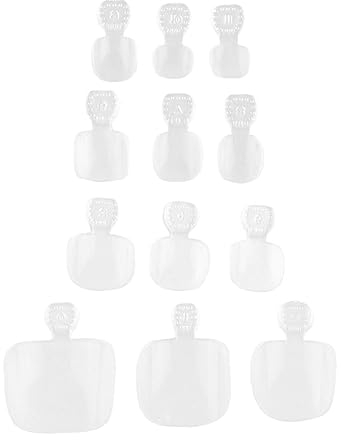 minkissy Ensemble De Nail Art 12 Styles 600 Pièces Autocollants Pour De Pieds Sûrs Et Pratiques Pour La Famille Et Les Amis