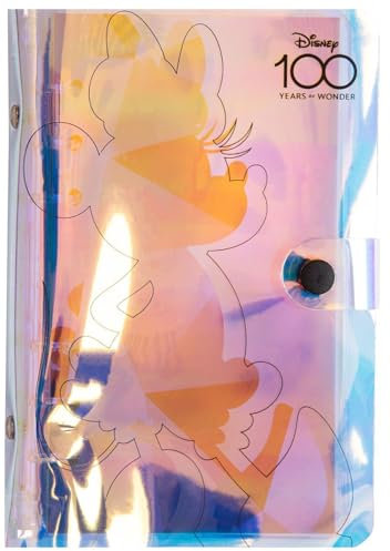 Coolpack 60404PTR, A5 Note book PVC 160 pages/checkring system, envelope with zip closure, ruler, Disney 100 Opal Collection