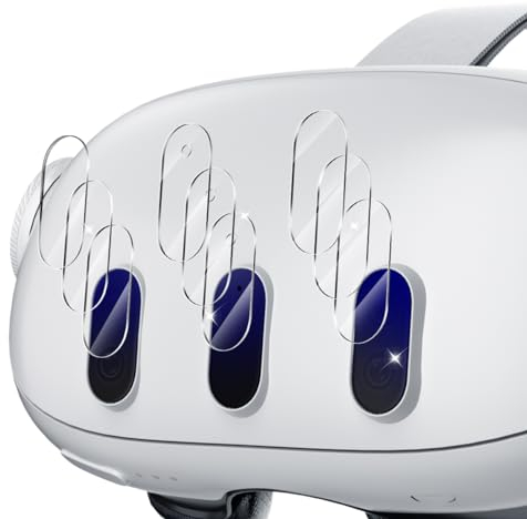 ALAFLY [9 Stück] Kameraschutz Kompatibel mit Meta Quest 3 Kamera Objektivschutz, 9H Anti- Kratzer Linse Schutzglas HD VR Zubehör für Oculus Quest 3, Transparent