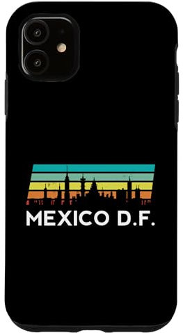 Hülle für iPhone 11 Mexiko DFG Retro Mexikanischer Peso Ciudad District Federal Guey