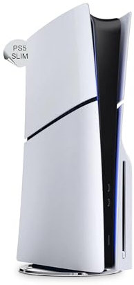 Skins4u PS5 Skin Aufkleber kompatibel mit Playstation 5 Slim Disk Center Mittelteil - Design Aufkleber Schutzfolie Skins Solid State schwarz