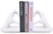 Serre-Livres décoratifs Geste Blanc Serre-Livres Sculpture Mains en Forme de cœur, créatif et Support pour Livres pour Le Salon, la décoration intérieure et Les séparateurs d'étagères de Bureau