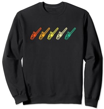Retro Logger Lumberjack Arborists Vintage Chainsaw Sweatshirt