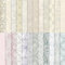 48 Blatt Barock Muster Scrapbooking Papier 24 Motive Aquarellmotiv Dekorpapier Bastelpapier Block mit Muster 6 X 6 Decoupage Papier Dekorativ Motivpapier für DIY Kartenherstellung Basteln Zubehör