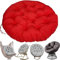 UICMNSI Rund Polster for Papasansessel 180/90/100/110/120cm Wasserdicht Outdoor/Indoor Bodenkissen Kissen for Gartenmöbel Sitzauflage Auflage for Papasan(#8,80cm/31in)