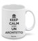 Regali Pazza idea tazza mug scritta keep calm sono un architetto lavoro mestiere