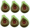 BESTonZON 6 Stück Avocado Getränkehalter Pool Getränkeschwimmer Pool Getränkehalter Schwimmer Tassenteller Strand Getränkehalter Schwimmende Getränkehalter Wiederverwendbar