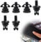 6 Stück Befestigungsclips Clio, Hintere Hutablage Clip Set für Renault Clio MK1 MK2 Laguna 3 Megane 3 Qashqai J11 2014-2021 Scenic Nissan Kunststoff Auto Halterungen Kofferraum-Hutablage-Clips