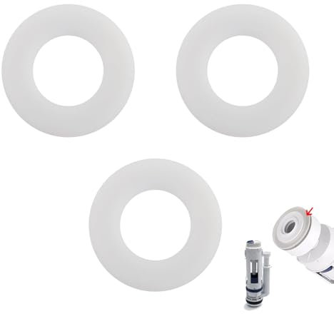 GIONAR 3 Pcs 816.418.00.1 Flush Valve Seal Kit, Toilet Cistern Sealing Gasket, Flush Valve Base Sealing Washer for Toilet Tank Drain Valves, Compatible with Geberit
