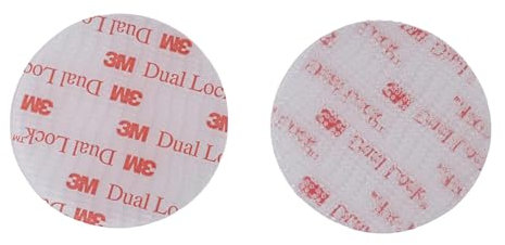 Dual Lock-Klebeband, dünn, extra starke Klebepads, Hochleistungsband, wasserdicht, entfernbar, wiederverschließbare Befestigungselemente, Montageband aus 3 M SJ3560 (8 Stück 49mm diameter)