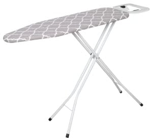 Ironing Board - 90 x 30cm - T Leg Design Folding Non Slip Adjustable Height Lightweight Iron Board Rack