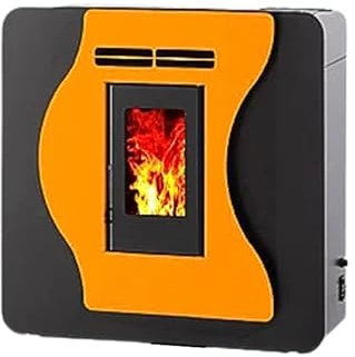 INTERSTOVES - Poêle à granules CORINA 6 Mural Etanche - Jaune