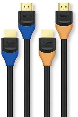 PHILIPS SWV5731BY Cavo HDMI 4K 1,5 m, 18 Gbps, HDR, ARC, 4K@60Hz, 2K a 144Hz, 1080P@240Hz, HDMI Ultra HD per PS5, Xbox, TV, monitor, proiettore, laptop