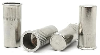 DeVow SUS304 M4 M5 M6 M8 M10 Einsatzmutter Blindnietmutter Geschlossene Nietmutter(M4-17.5 (10pcs))