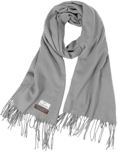 CIATBYYJ Warm Schal Damen,Cashmere Schals,Weich Damen Pashmina Winterschal,Langer Fransen-Schaln,Suitable for Keeping Warm in Autumn,Winter and Christmas