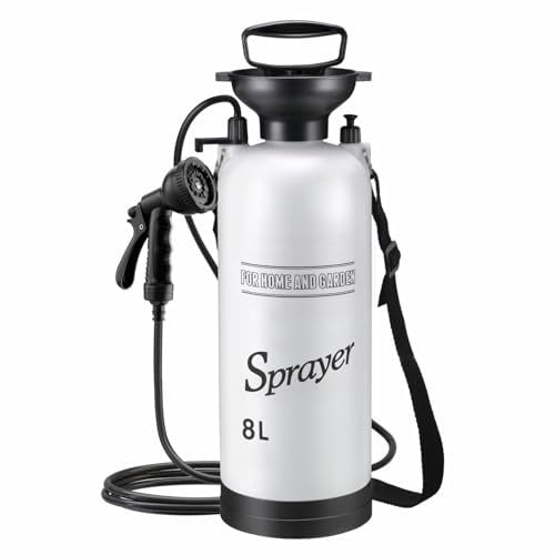 Ducha portátil para Acampar, rociador a presión, sin Electricidad, Bomba Manual, para Playa, Mascotas y Limpieza de vehículos