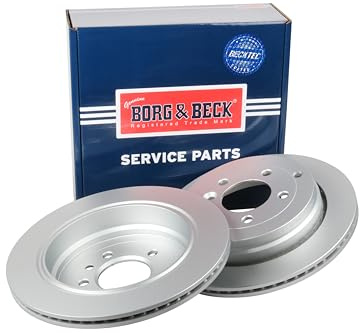 Borg & Beck BRAKE DISC PAIR Land Rover Disco 2.7d 10/04-