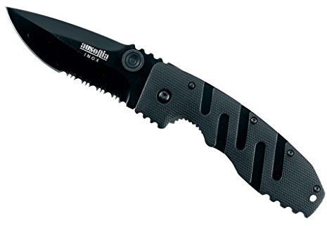AUSONIA 26238 Couteau de Poche Cm 20 Noir, lame 8,5 Cm