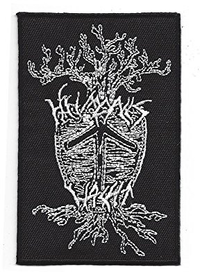 Heimdalls Wacht - Wappen Logo Aufnäher/Patch, 7 x 11 cm, Black Metal Patch für Musik Fanbekleidung