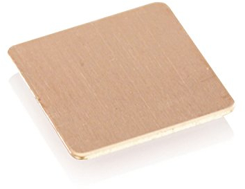 AABCOOLING Copper Pad 15x15mm - Support, une Bande Thermoconductive Fabriqué en Cuivre de la Meilleure Qualité à Haute Conductivité Thermique - 401 W/mK (1,0mm)