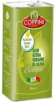Huile d'olive extra vierge BIOLOGIQUE 100% Italienne extraite à froid 1 bidon de 5 litres