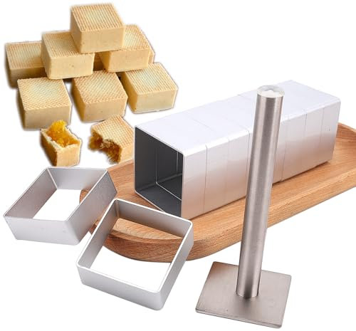 Forme carrée en aluminium petit ananas moule à gâteau en acier inoxydable pressoir tampon biscuit moules de coupe bricolage outils de boulangerie