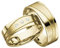 JC Trauringe aus 750er Gold | Paar-Preis Ehe-Ringe mit kostenfreier Gravur I Partnerringe Hochzeitsringe 6,5 mm breit inkl. Etui-Box | Herren-Ring ohne & Damen-Ring mit Zirkonia-Steinen C057