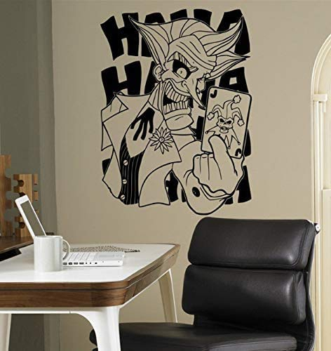 Comics Superheld Joker Wandtattoo Batman Wohnkultur Ideen Schlafzimmer Kinderzimmer Abnehmbare Wandaufkleber 58X79Cm