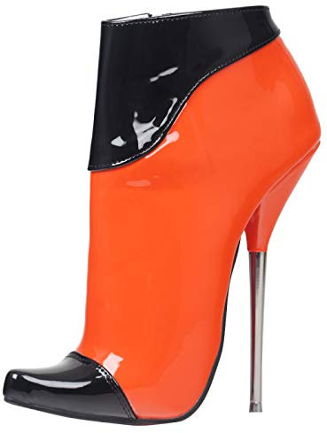TIKENBST High Heels 18CM Ballett Super High Heel Spitze Stiletto Custom Schuhe,Orange-40