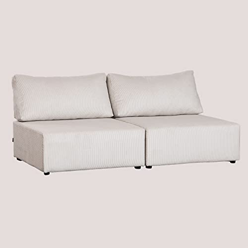SKLUM 2-teiliges modulares Sofa aus Cord Kata