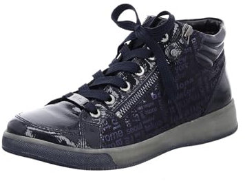 ARA Damen Rom Mid-Cut Sneaker, Navy,BLAU, 37 EU