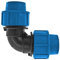 PP Fitting Klemmverbinder Verschraubung - Winkel 90° für PE Rohr-Außendurchmesser 25mm
