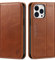 SHIELDON Wallet Case for iPhone 13 Pro Max 5G, Genuine Leather Folio Case [Magnetic][Shock Absorbing][RFID Blocking][Credit Card Slots][Kickstand] Compatible with iPhone 13 Pro Max 6.7, Retro Brown