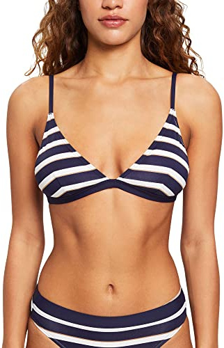 ESPRIT Damen Brela Beach RCS Pad.Bra Top Bikini, Navy 3, C EU