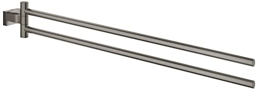 Grohe Essentials Cube Handtuchhalter Hard Graphite Gebürstet