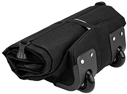 JISADER Skitasche Erweiterbar mit Rädern Verstellbarer Schultergurt Aufrollbarer für Fliegen Transporthülle Schutzhülle für Handschuhe Camping