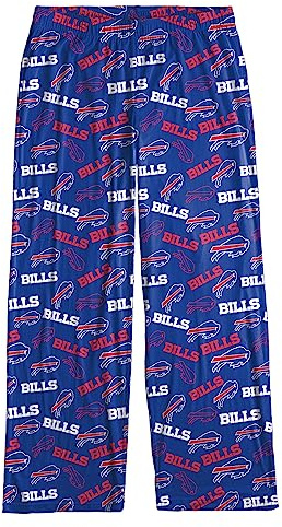 Buffalo Bills Damen-Schlafanzug, mit Streumuster, mehrfarbig, Mehrfarbig/Meereswellen (Ocean Tides), X-Large