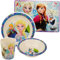 alles-meine.de GmbH 4 TLG. Set - Kunststoff - Geschirrset - die Eiskönigin - Frozen - BPA frei - Trinkbecher + Teller + Müslischale + Platzdeckchen - Kindergeschirr - Kunststoff ..