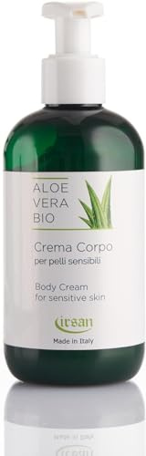 irsan Feuchtigkeitsspendend, Regenerierende, Elastische Körpercreme mit Thermalwasser, Aloe Vera Saft, Sheabutter, Argan und Kokosöl, Kamille. 250 ml