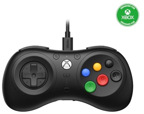 8Bitdo M30 Wired Controller for Xbox Series X|S, Xbox One, and Windows with 6-Button Layout - Officially Licensed
