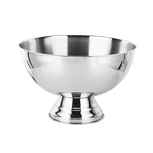 Cubiteras Cubo de champán de acero inoxidable, vino y licor, cubo de hielo grande, bandeja de hielo grande, cubo de hielo, cubo de grano, Bar, Hotel, Ktv, cubo de hielo de Metal Cubo de hielo térmico