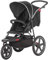 HOMCOM Baby-Kinderwagen 0-36 Monate mit verstellbarem Verdeck, faltbarem Design und Aufbewahrungskorb, Metall und Oxford-Gewebe, 128x58x106 cm, Schwarz