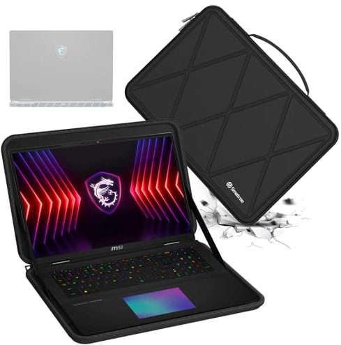 Smatree Custodia protettiva rigida in EVA compatibile con 18 pollici MSI Titan 18 HX A14V, MSI Raider 18 HX A14V, MSI Stealth 18 AI Studio A1V, MSI CreatorPro X18 HX-A14V Bag (X8332)
