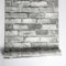 Swehooirt Grey Wallpaper for Living Room Feature Wall Grey Brick Effect Wallpaper 3D Effect Wall Paper Roll Bedroom Wallpapers for Adults Retro Walls Panelling Lounge