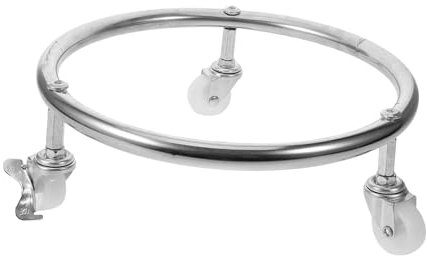 NIYANGLE Swivel Wheel Tank Stand Gas Cylinder Holder Base for Easy Handling