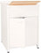 Bonussi Mobile Lavatoio da Esterno in Polipropilene e Alluminio 60x45x83 cm Bianco