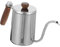 SHOWERORO Stainless Steel Coffee Pot Coffee Grinder Stainless Coffee Pot Gusto Mug Strainer Percolators Toaster Thermal Pots Latte Coffee Bean Kettle Automatic Electric Collapsible Silver