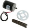 Elektro Roller Gebürsteter Motor Kit, 120W 12V Hoch Geschwindigkeit Motor mit 25 H76 Kette und 25H 3 Loch 47 Zähne Kurbel für DIY Elektro Fahrräder